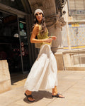 FALDA BURNT BLUSH · BLANCO