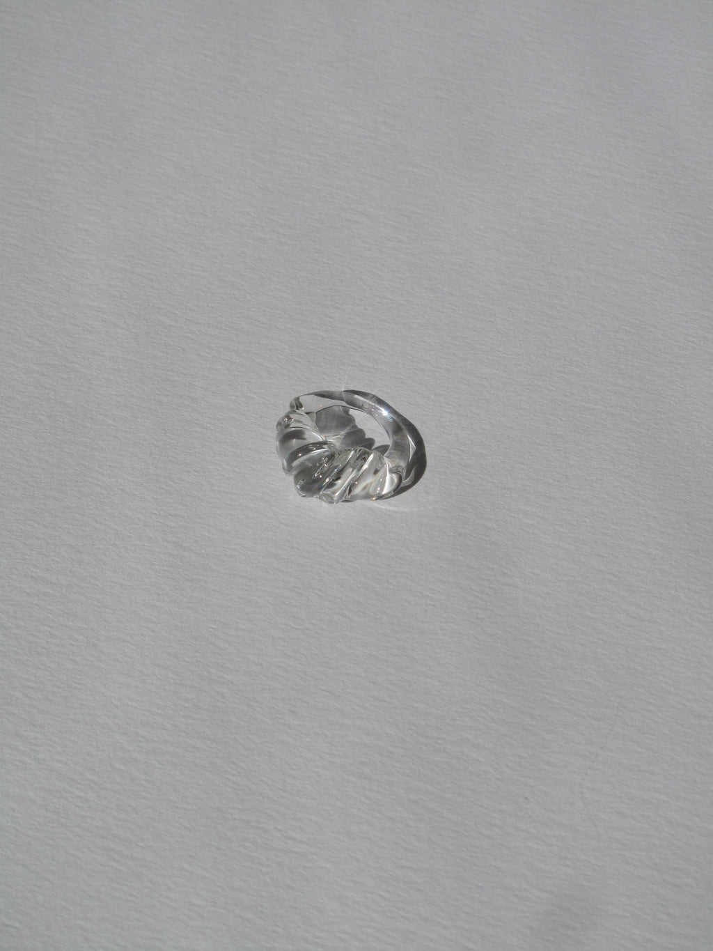 Anillo Shell Transparente