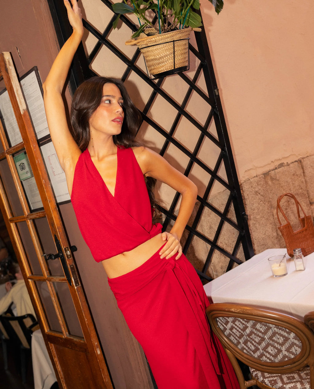 TOP MARETTA · ROJO