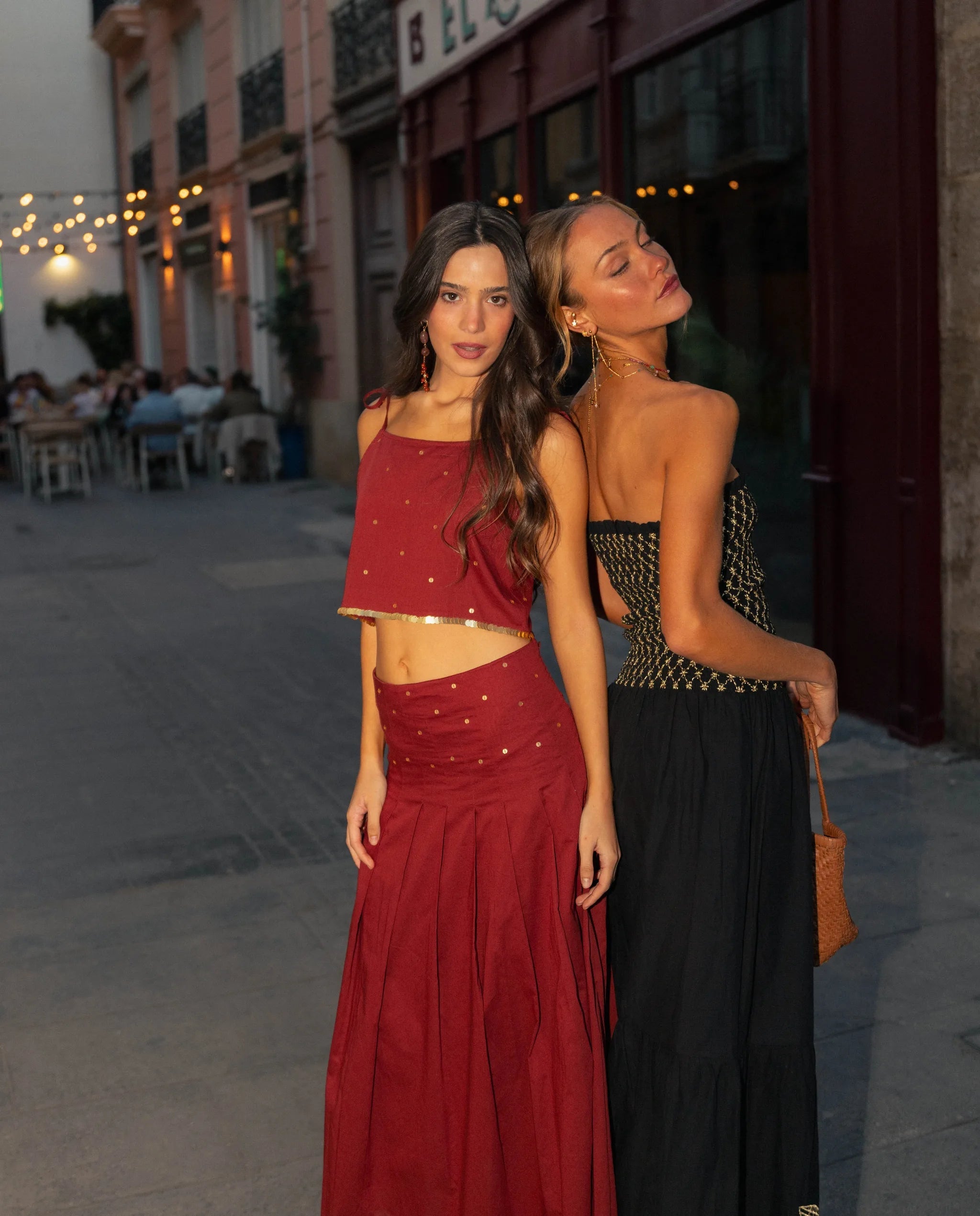 FALDA BURNT BLUSH · TERRACOTA