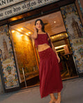 FALDA BURNT BLUSH · TERRACOTA