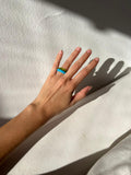 Anillo Caramelo Verde y Turquesa