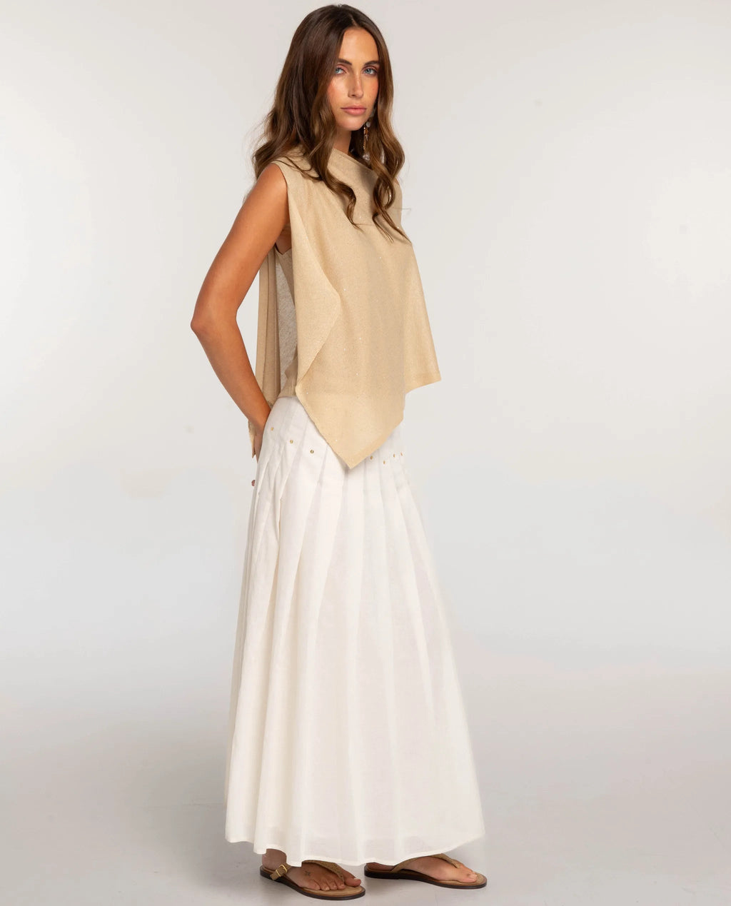 FALDA BURNT BLUSH · BLANCO
