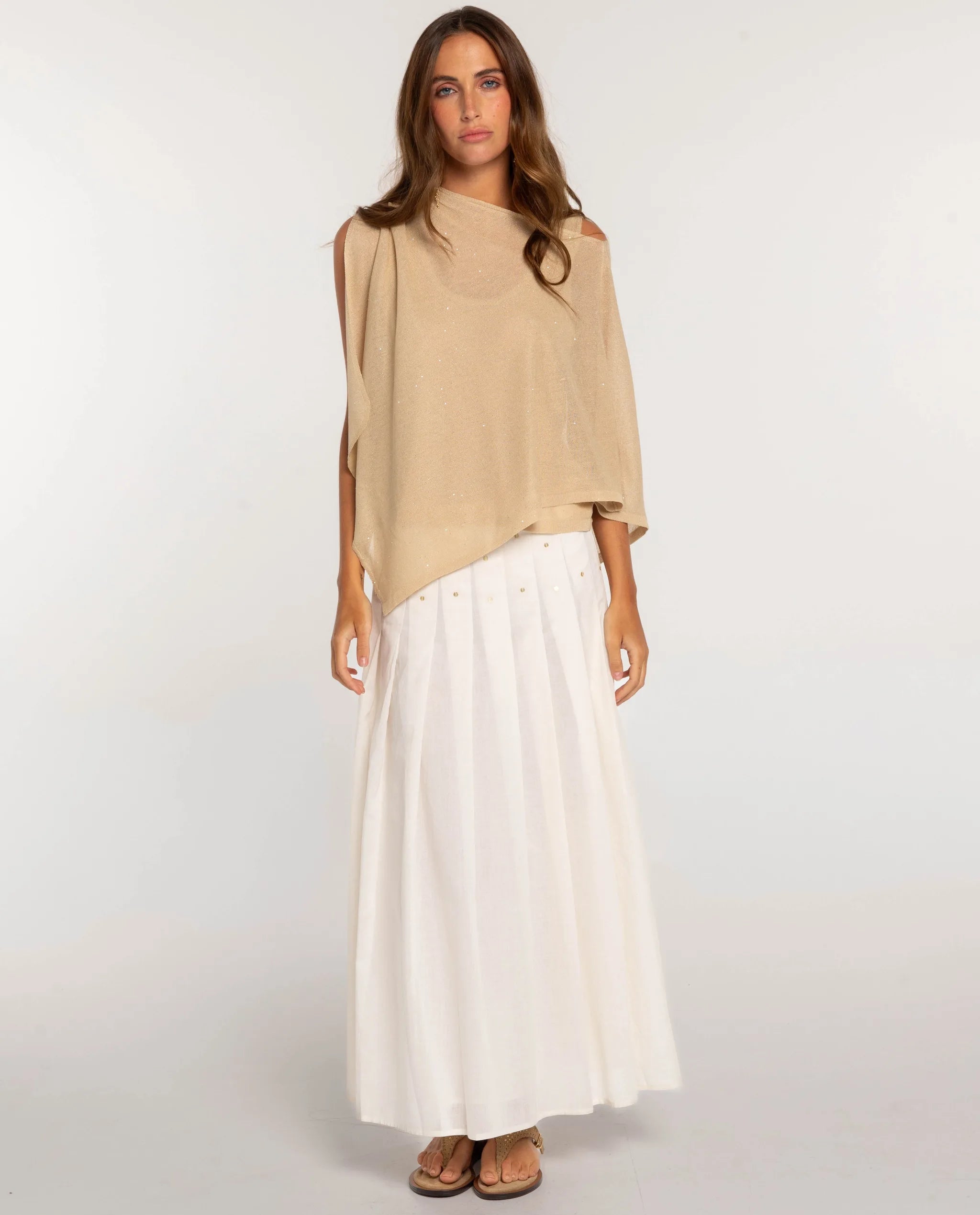 FALDA BURNT BLUSH · BLANCO
