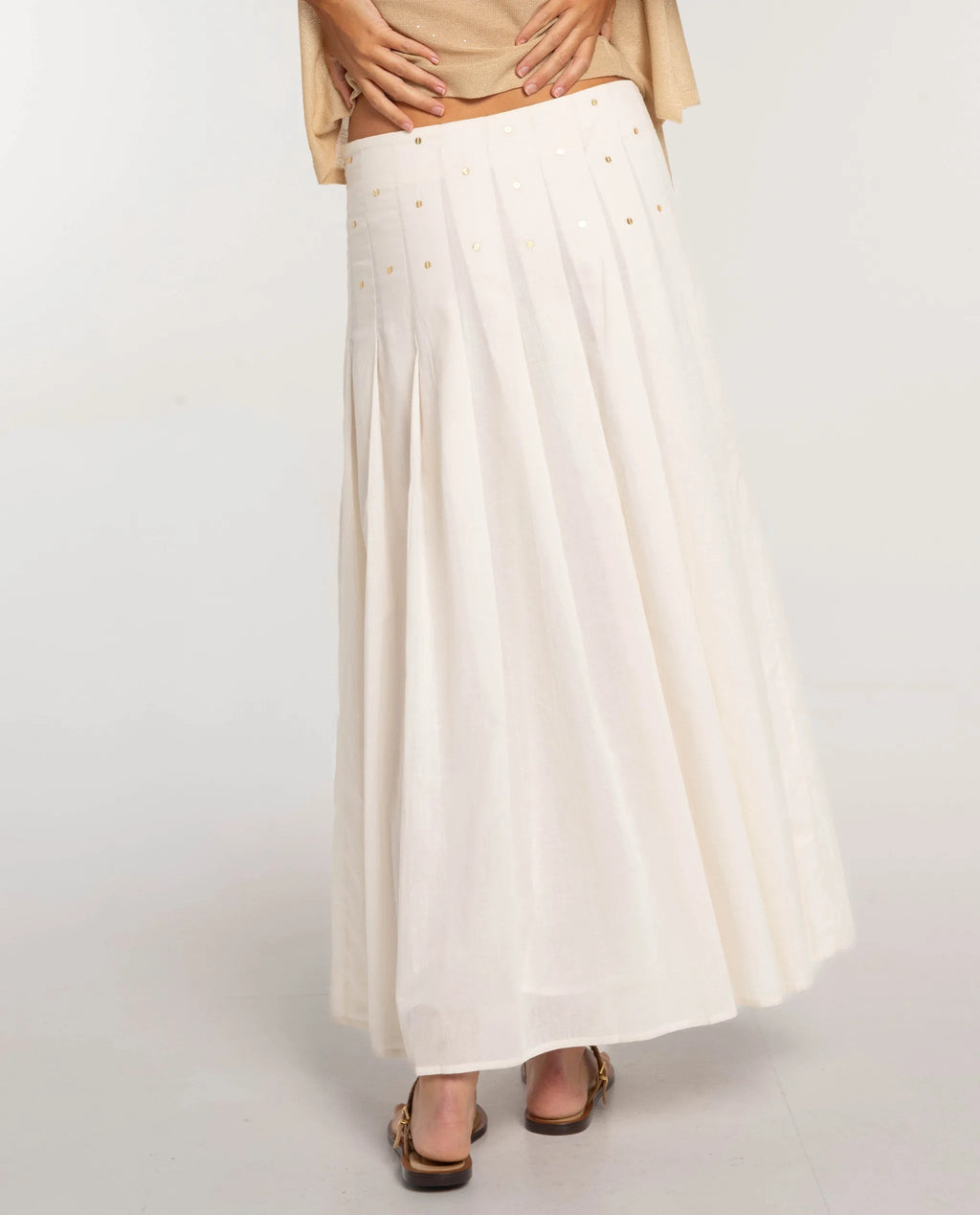FALDA BURNT BLUSH · BLANCO