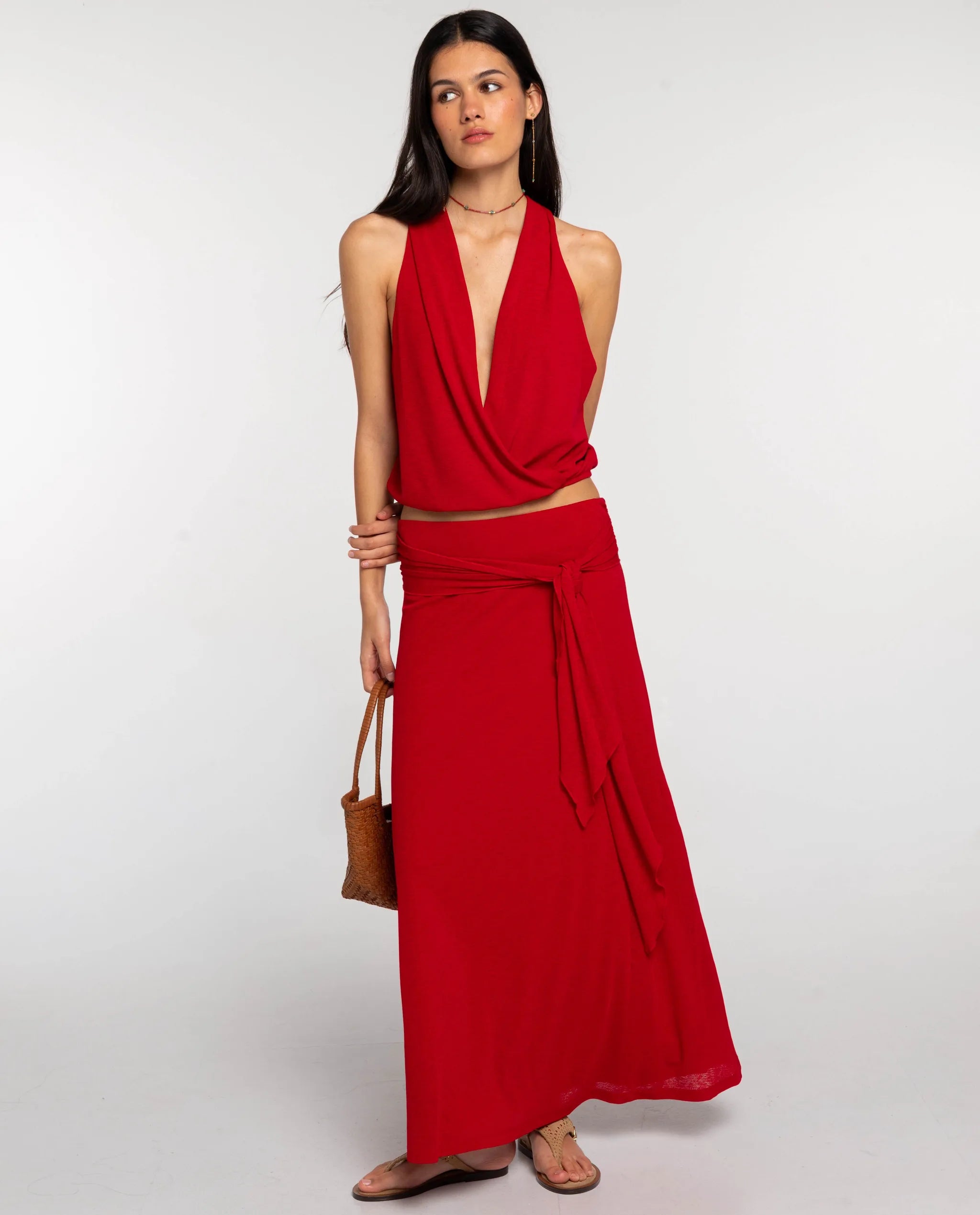 FALDA MARETTA · ROJO