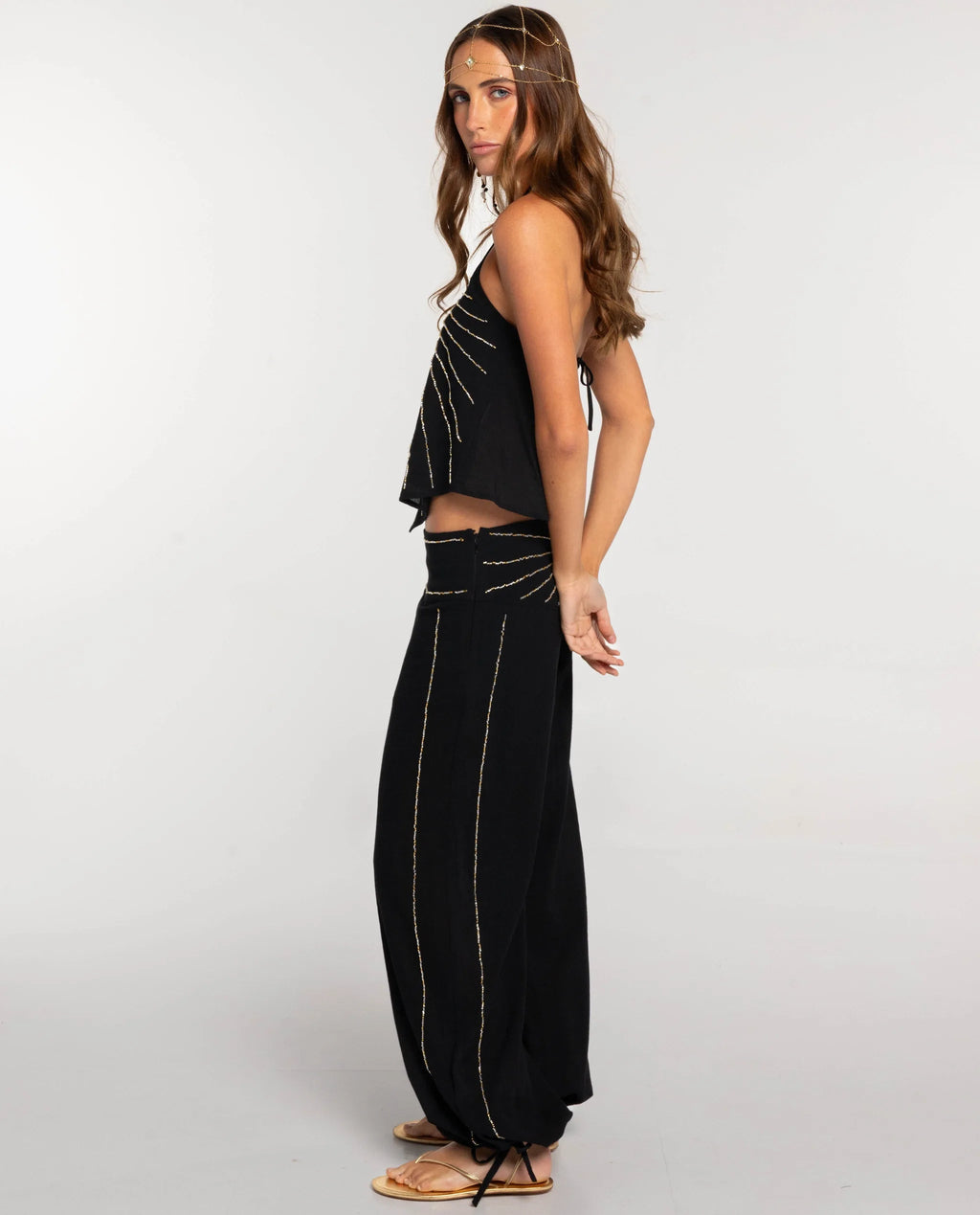 PANTALÓN JUST LEFT · NEGRO