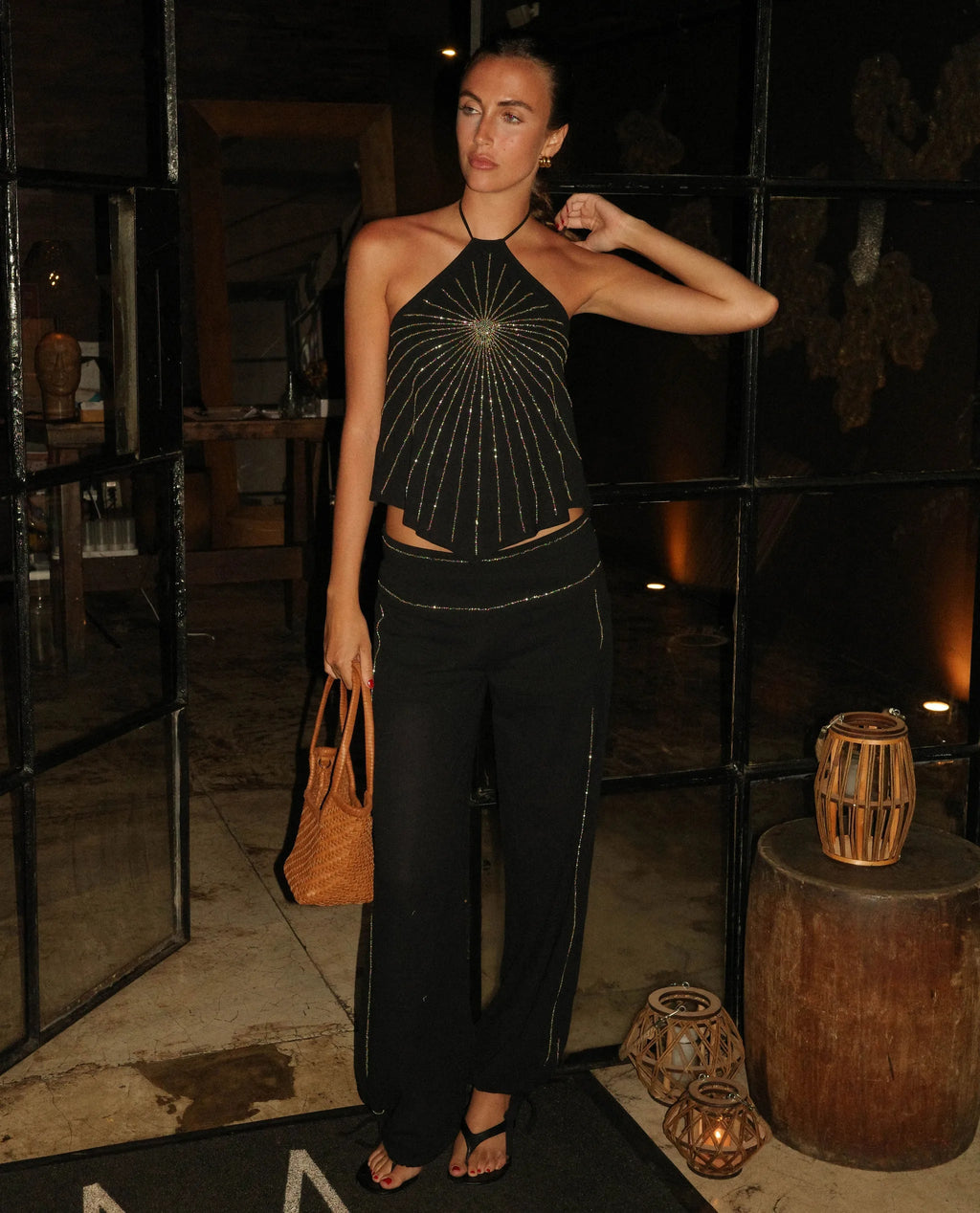 PANTALÓN JUST LEFT · NEGRO