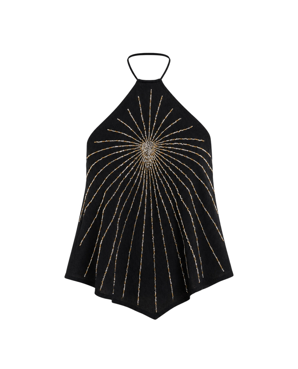 TOP JUST LEFT · NEGRO