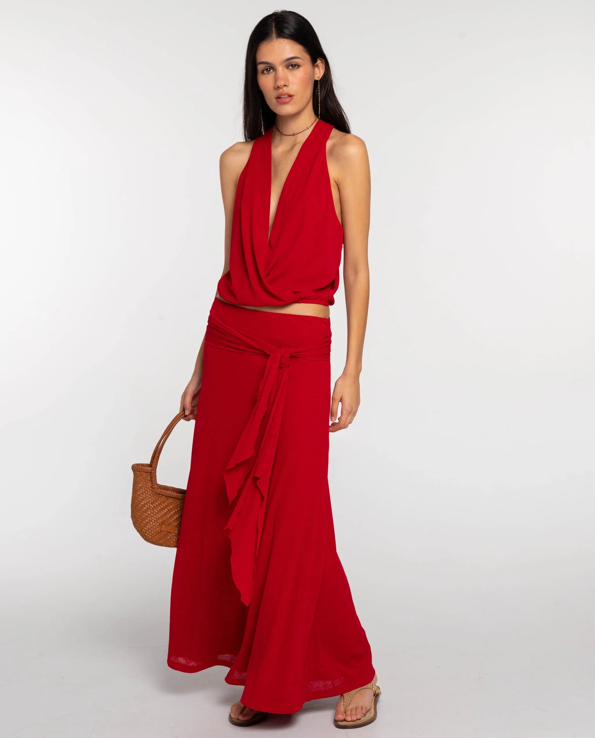 TOP MARETTA · ROJO
